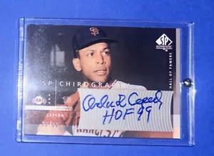 2003 SP Authentic Chirography Auto /50 Orlando Cepeda Rare HOF 99 - Picture 1 of 2