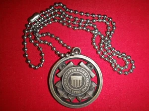United States COAST GUARD Insignia "Coast Guard Opportunities" + Ball Chain  - Picture 1 of 7