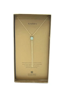 Dogeared WOMENS KARMA Balance GOLD Necklace 24'' (Original $94.00) 01489 - Picture 1 of 3