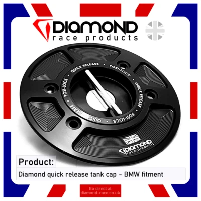 Diamond - Quick Release Fuel Tank Cap - For BMW S1000R 2016-2017 - Image 1 of 4