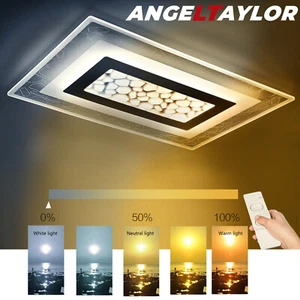 Acrylic LED Ceiling Light Flush Mount Kitchen Bedroom Down Lighting Fixture Lamp - Picture 1 of 14