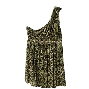 SpicySugar Collection Women Dress One Shoulder size 8 Rhinestone Strechy Waist - Picture 1 of 6