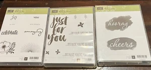 Stampin Up Lot Of 3 Botanicals For You, Amazing You, Reverse Words - Picture 1 of 7