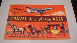 TRAVEL Typhoo Tea Card Album EMPTY & UNUSED Travel Through The Ages VG - Picture 1 of 3