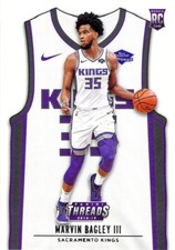 Marvin Bagley III RC 2018-19 Panini Threads Rookies Association #104 Rookie Card