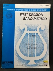 BELWIN MILLS First Division Band Method, Individual or Class Workbook, Part 2 - Picture 1 of 81