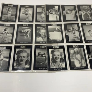 Marilyn Monroe (14) Private Collection Trading Cards 1993 Promo Cards Gold - Picture 1 of 3
