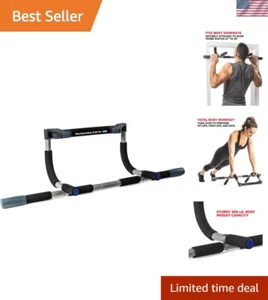Portable Multi-Gym Doorway Pull Up Bar with Adjustable Height – 300 lbs Capacity - Picture 1 of 8