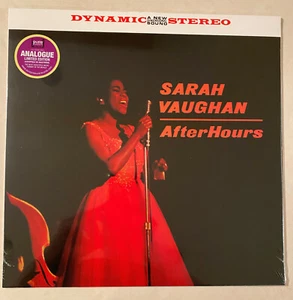 SARAH VAUGHAN After Hours George Duvivier Mundell Lowe 180 gram vinyl SEALED LP - Picture 1 of 2