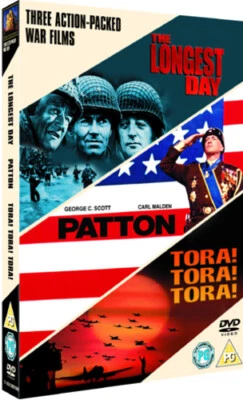 The Longest Day/Patton/Tora! Tora! Tora! DVD (2006) John Wayne, Kellogg (DIR) - Image 1 of 2