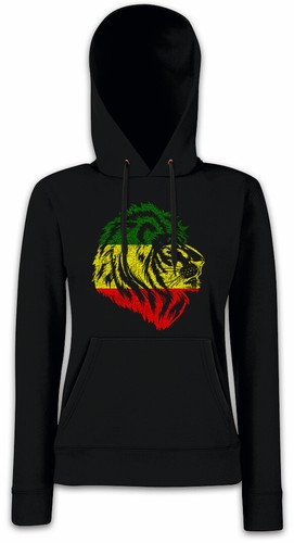 LOEWE Felpa con cappuccio donna Rastafari Lion V pullover con cappuccio Rasta leone reggae Giamaica Africa