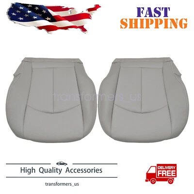 Cubierta de asiento perforada gris inferior ambos lados Mercedes Benz E350 2003-2009 Foto 1 de 4