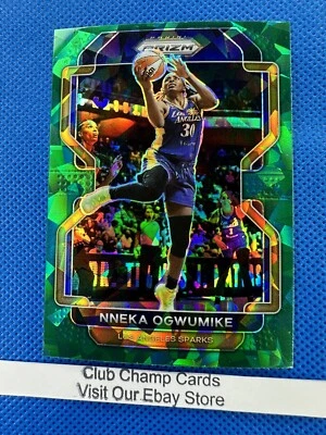 2022 #92 Nneka Ogwumike WNBA Panini Prizm Basketball Green Ice Prizm Sparks - Image 1 of 2