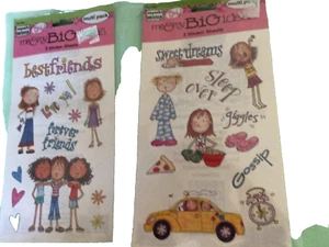 Me & my big ideas MAMBImini kids - 6. sticker sheets -Sleep Over. & Best Friend - Picture 1 of 8