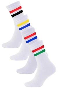 Calcetines Lab Deporte Hombre Calcetines Terry Diseño cómodo (tallas 6-11) 4 PAQUETES - Imagen 1 de 10