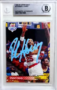 1992 Upper Deck #7 Robert Horry Signed Rookie Card Autograph RC Auto BGS BAS - Picture 1 of 2