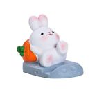 Desk Decor Cell Phone Bracket White Rabbit Mobile Phone Stand  Small Gifts