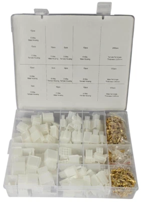 ASTA 580 tlg Steckverbinder Stecker Kabel Verbinder Für KFZ Motorrad Boot Wohnwagen