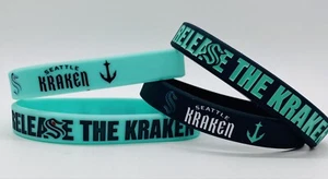 2 SEATTLE KRAKEN RELEASE THE KRAKEN Silikon Armband Armband - Bild 1 von 1