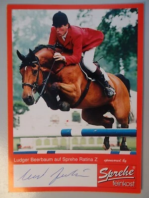 Ludger Beerbaum Autogramm | Springreiten, Dt. Meister, Olympiasieger - Bild 1 von 2