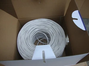 CABLE ETHERNET UTP EC-C6WHP 1000 FT A GRANEL CAT6 PLENUM CLASIFICACIÓN CMP - Imagen 1 de 3