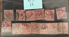 GREAT BRITAIN EDWARD 11  QUANTITY OF 6d USED