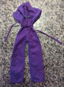 1974 Bionic Woman Purple Jumpsuit Jamie Sommers Kenner Fashion Doll Clothes VTG - Picture 1 of 6