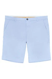 Pantalones cortos chinos Tom Tailor Slim Bermudas para hombre Soft Touch azul beige - Imagen 1 de 7