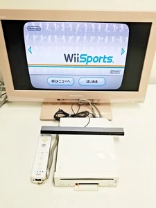 Nintendo Wii Console White 988 Japan import DHL 1 week to USA - Picture 1 of 6
