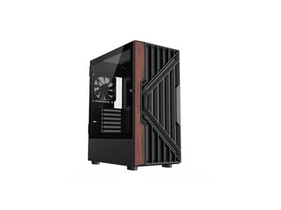 DIYPC DIY-G18-WD Black USB3.0 /Type C ATX Mid Tower Gaming Computer Case w/ - Image 1 of 4