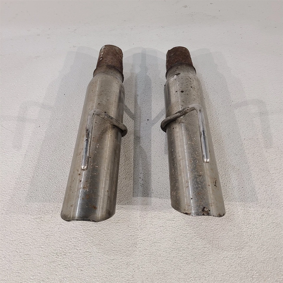 99-04 Ford Mustang Exhaust Tips Muffler Tips Oem Pair Aa7384 - Image 1 of 4