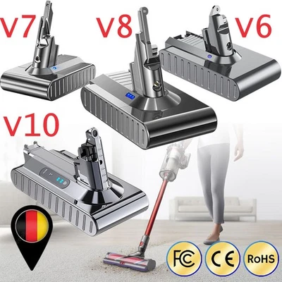 MARKENLOS 9000mAh Akku Für Dyson V8 V7 V6 V10 6.0Ah akku SV10 Animal Absolute Staubsauger