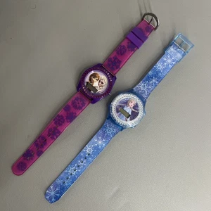 2 Accutime Disney'S Frozen Kids' Digital Watch with Elsa and Anna on the Dial - Picture 1 of 4