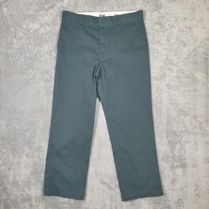 Pantalones Dickies 874 Calce Original Para Hombre 36x30 Verde Ropa de Trabajo Pierna Recta Duraderos - Imagen 1 de 10