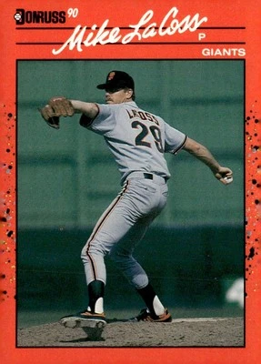 1990 Donruss #652 Mike LaCoss - Image 1 of 2