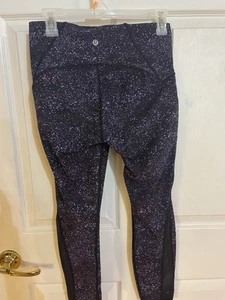 Lululemon Train Times Legging Purple Galaxy Crystalline Multi Mesh Größe 8 - Bild 1 von 3