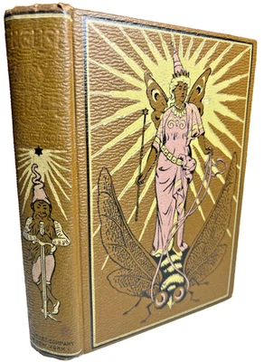 Antique Ornate Embossed Victorian Book English Fairy Tales Jacobs 1895 A.L. Burt - Image 1 of 4