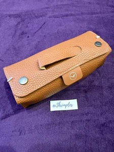 LUFTHANSA Business Class Passenger AMENITY KIT Roll Bag Light Brown NEW Sealed - Picture 1 of 4