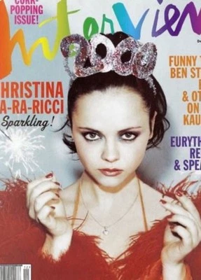 INTERVIEW Magazine December 1999, Christina Ricci, BRAND NEW SEALED Andy Kaufman Foto 1 de 4