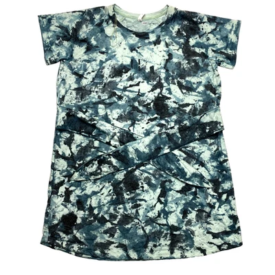 Vestido Ideology Tie Dye Para Mujer 1X Verde Manga Corta Corbata Frontal Informal $34  Foto 1 de 4