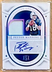 PEYTON MANNING 2023 National Treasures LASTING LEGACIES Patch Auto /25 #LLE-PMA - Picture 1 of 1