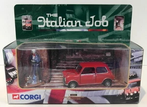 Corgi Diecast 04441 Mini & Driver Figure With Gold Bars The Italian Job - Red - Picture 1 of 2