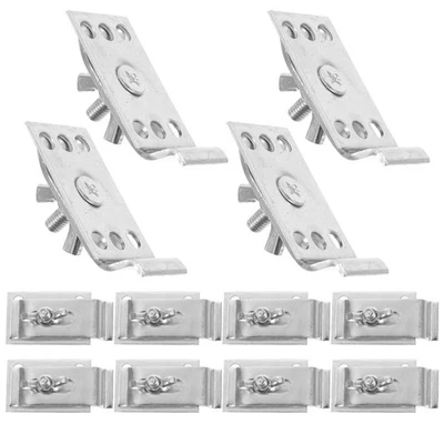  12 Sets Sink Holder Clamp Stainless Steel Bracket Kitchen Fixing Clips - Image 1 of 4