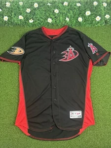 Authentic Majestic Angels Jersey Co-branded NHL MLB Ducks Night Size 48 RARE - Picture 1 of 24