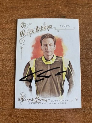 Tanner Foust Racecar Driver 2014 Topps Allen & Ginter Autograph Signed Card #224 - Image 1 of 2