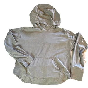 All in Motion Girls Size XL Hoodie Pullover Thumbholes Pockets Gray heather Soft - Picture 1 of 5