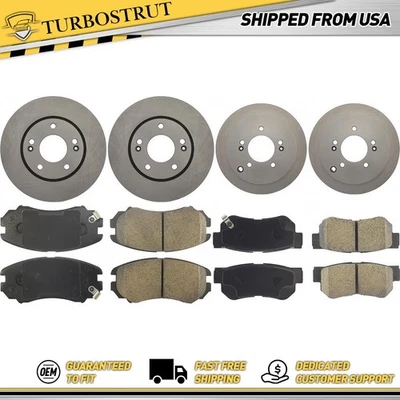 Kit de frenos y rotores F&R para Hyundai Tucson garantía de por vida Foto 1 de 2