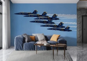 US Navy Military Aircrafts, Blue Angels Airshow. Air Force Wall mural, Wallpaper - Picture 1 of 7