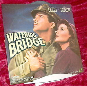LD Laserdisc WATERLOO BRIDGE 1940 MGM Vivien Leigh Robert Taylor b&w