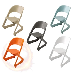 ArtissIn Set of 4 Dining Chairs Office Cafe Lounge Seat Stackable Plastic - Picture 1 of 41